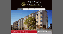 Desktop Screenshot of parkplazabelvidere.com